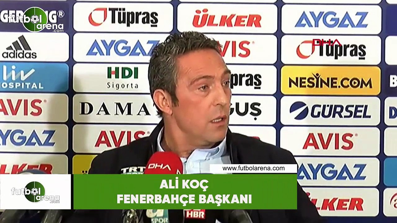 Ali Koç: "Fenerbahçe'den bu kadar mı korkuyorsunuz?"