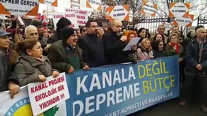 Avcılar halkından açıklama: Kanala değil, depreme bütçe