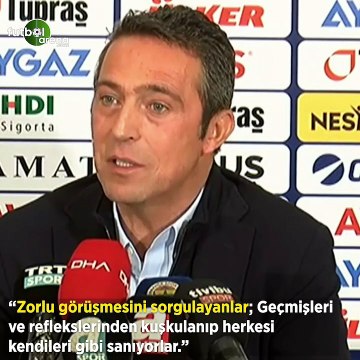 Ali Koç: Zorlu görüşmesini sorgulayanlar; geçmişleri ve reflekslerinden kuşkulanıp herkesi kendileri gibi sanıyorlar