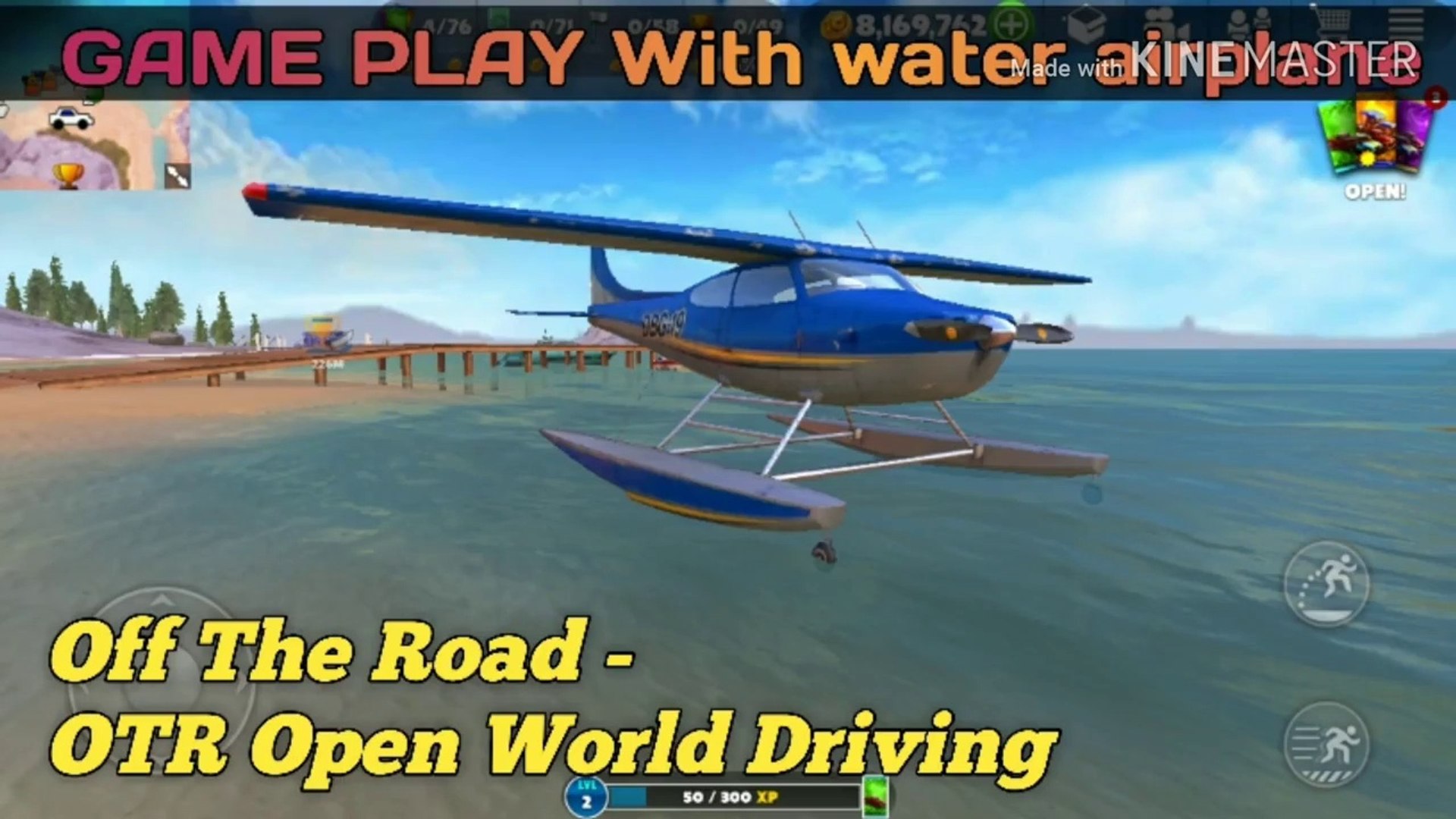 OFF THE ROAD - OTR OPEN WORLD DRIVING || airplane mode driving || with  water airplane