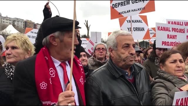 Kanal İstanbul'a Hayır demek için insan zinciri oluşturuldu (2)