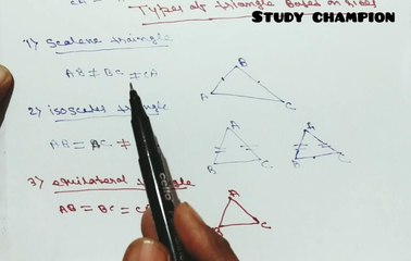 Triangle and its angles class 9 Maths Ch 7 part 1