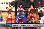 Los Reyes Magos visitaron a pacientes del hospital del Niño