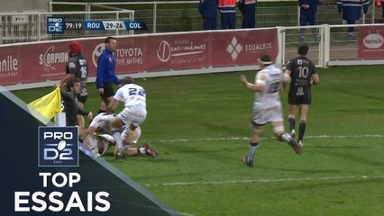 TOP Essais de la J16 – PRO D2 – Saison 2019-2020