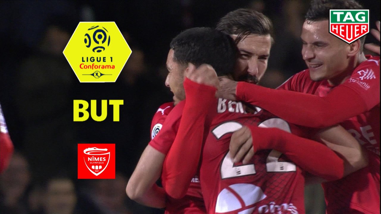 But Yassine BENRAHOU (90ème +3) / Nîmes Olympique - Stade de Reims - (2-0) - (NIMES-REIMS) / 2019-20