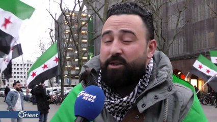 مظاهرة"إدلب تحت النار" في هامبورغ الألمانية تضامنا مع أهالي إدلب