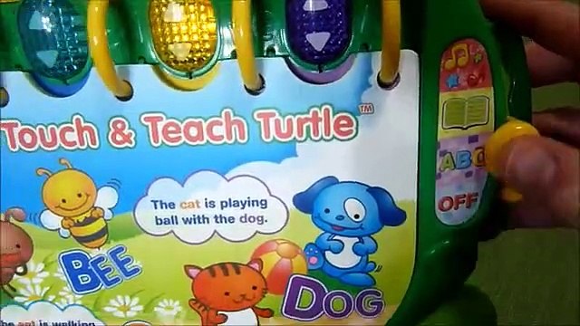 Review of VTech Touch and Teach Turtle Alphabet Learning Book Pad