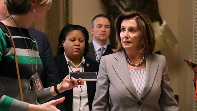 Nancy Pelosi Is Not Concerned About Trump's Tweets About Her