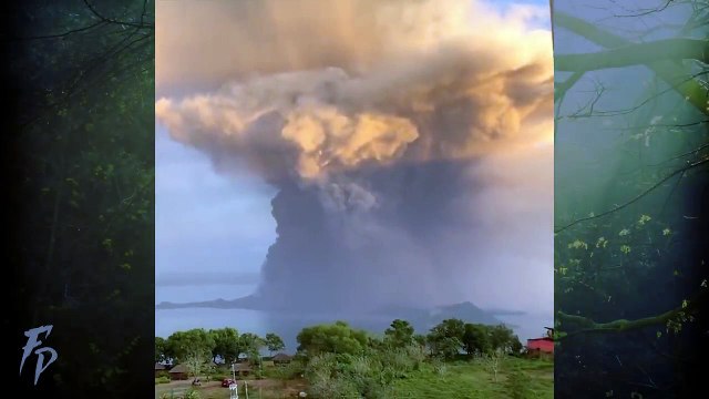 TAAL Volcano Eruption in Philippines (Jan 12, 2020)