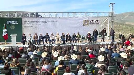 AMLO se reúne con familias mormonas mexico-estadounidenses víctimas de masacre