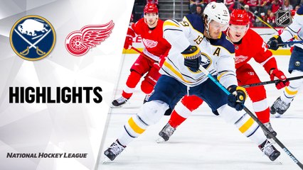NHL Highlights | Sabres @ Red Wings 01/12/20