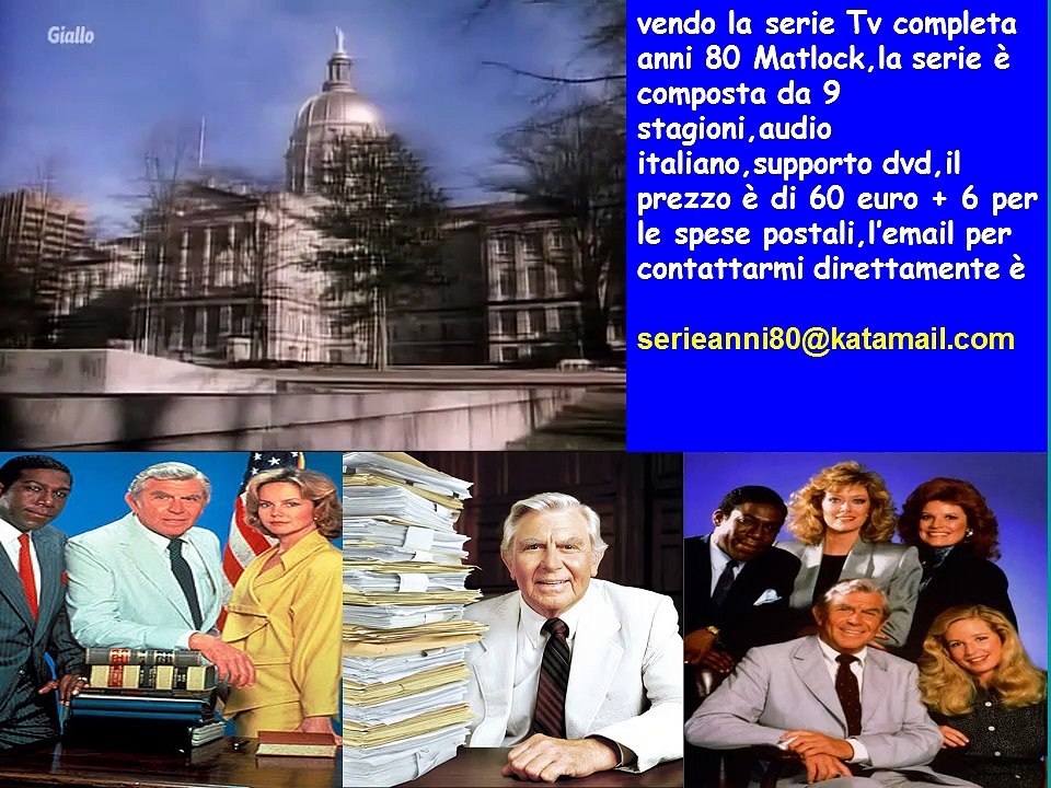Matlock serie tv DVD - ITA