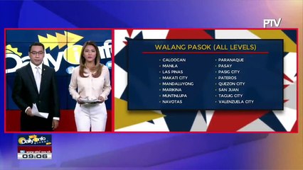 Mga lugar na #WalangPasok ngayong araw, January 13, 2020 dahil sa aktibidad ng Bulkang Taal