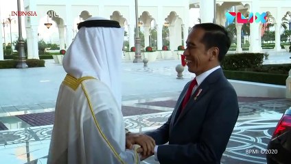 VIDEO: Jokowi Tiba di Abu Dhabi, Indonesia Raya Berkumandang