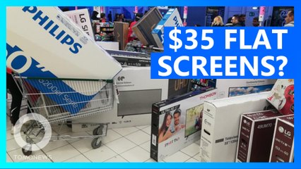 Supermarket offers cheap TVs on accident, kicks out shoppers