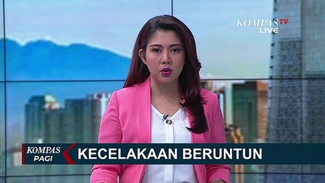 Laka Beruntun Mobil dan Motor, Satu Korban Luka Serius