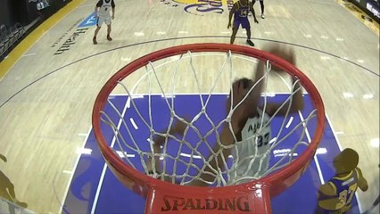 Talen Horton-Tucker with one of the day's best blocks
