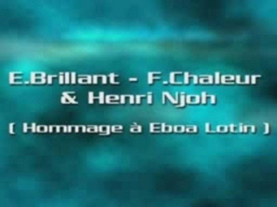Ekambi Brillant/Frank Chaleur/Henry Njoh: HOMMAGE EBOA LOTIN