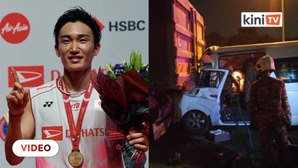 Pemain badminton nombor satu dunia dari Jepun kemalangan di Putrajaya