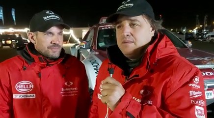 Óscar Fuertes y Diego Vallejo en la Etapa 6 del Dakar