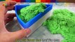 Johny Johny Yes Papa _ Learn Colors with Rainbow Kinetic Sand Cube Cake Nursery Rhymes for Kids