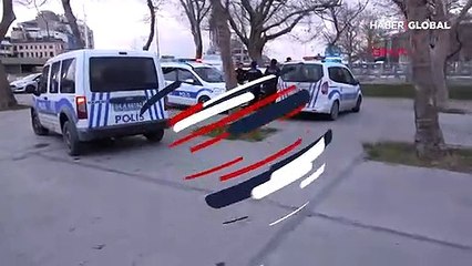 Gezi Parkı'nda polislere bıçakla saldırdı! O anları arkadaşına kaydettirdi
