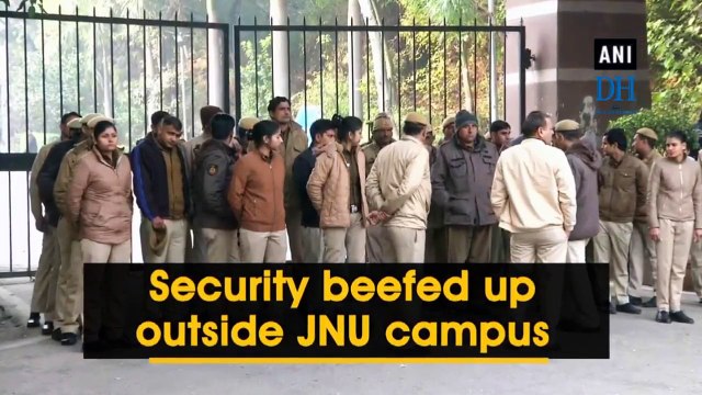 Security beefed up outside JNU campus
