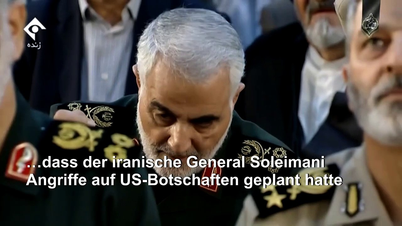 Pentagon hat keine Beweise für Anschlagspläne Soleimanis