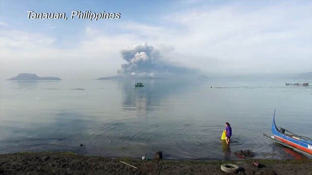 Philippine's Taal volcano spews ash, grounds flights