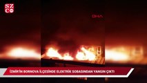 İzmir'in Bornova ilçesinde elektrik sobasından yangın çıktı
