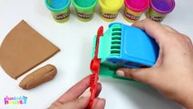 How to Make Rainbow Ice Cream Learn Colors Play Doh for Kids Toy Microwave Squishy Food Ice Cream