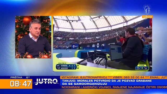 SRĐAN ĐOKOVIĆ JE ULETEO U STUDIO I OVAKO PROKOMENTARISAO SVOG SINA: Jeste li videli, BOLJI JE NEGO IKADA