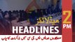 ARYNews Headlines | Industrial zones sit-ins against gas shortage in Karachi | 2PM | 13 JAN 2020