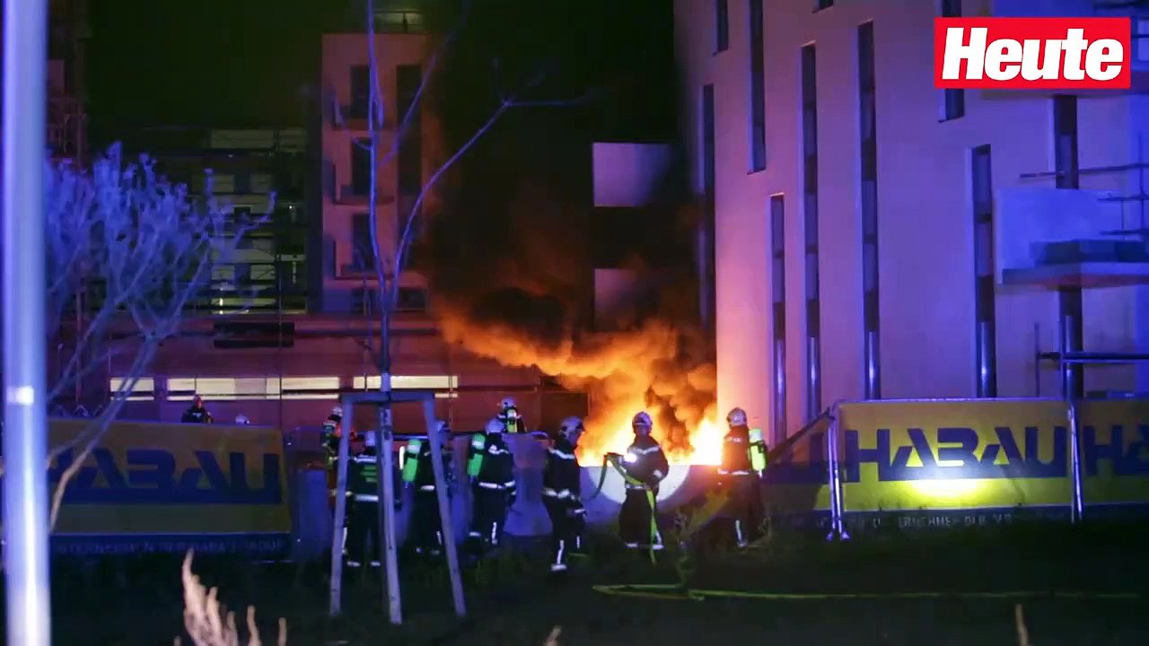 Baustellen-Brand raubte Wienern den Schlaf