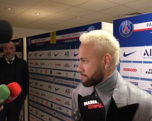 20e j. - Neymar pas d'accord avec un journaliste sur l'entente du quatuor offensif