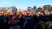 Thousands protest in Madrid against new Spanish government