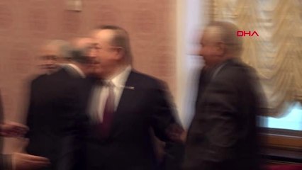 Moskova'daki türk heyet, fayez mustafa el sarrac ile görüştü