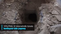 YPG/PKK 12 kilometrelik tünele konteyner oda yapmış