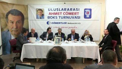 33. Uluslararası Ahmet Cömert Boks Turnuvası'nın tanıtım toplantısı yapıldı