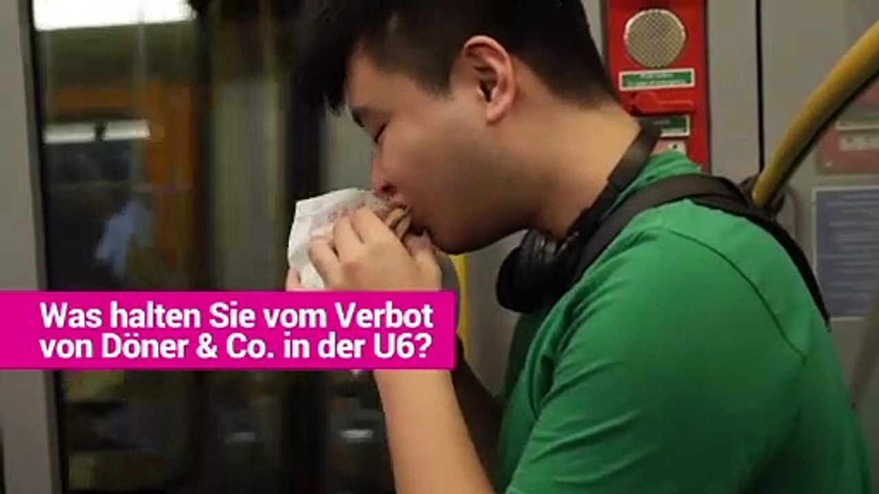 Umfrage zum Essverbot und Deos  in der U6