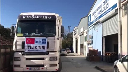 Deniz Feneri Derneği İdlib'e yardım tırı gönderdi - İZMİR