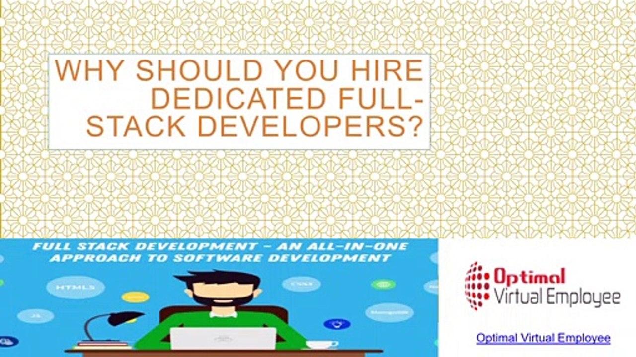 Why should you Hire Dedicated Full-Stack Developers