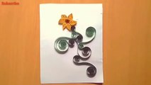 How to making a quilting plant with paper by yo-yo crafty