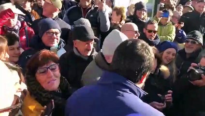 Download Video: Salvini - Mattinata al mercato di Borgo Val di Taro (Parma) (13.01.20)