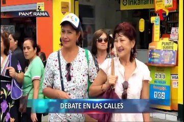 La calle pregunta: postulantes al Congreso debaten ante la ciudadanía