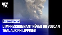 Les images de l'impressionnant réveil du volcan Taal aux Philippines et ses conséquences