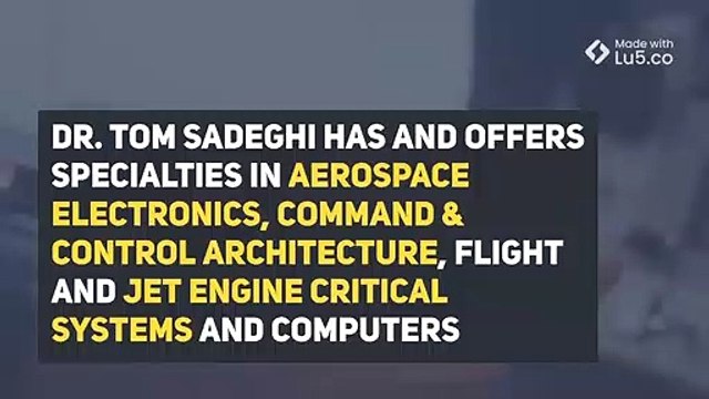 Tom Sadeghi | specialist in Aerospace Electronics