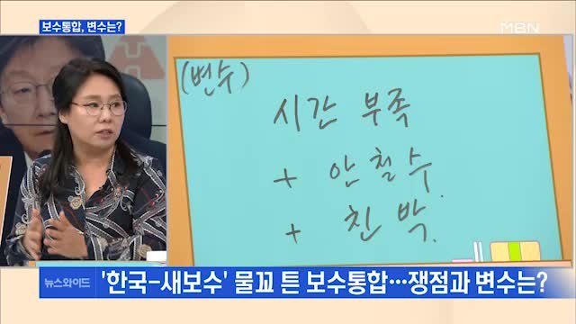 [백운기의 뉴스와이드] '한국당-새보수당' 보수통합 물꼬…쟁점과 변수는?