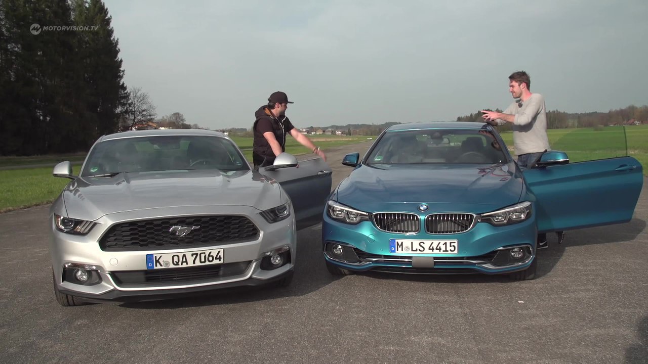 BMW 430i vs Ford Mustang - video Dailymotion