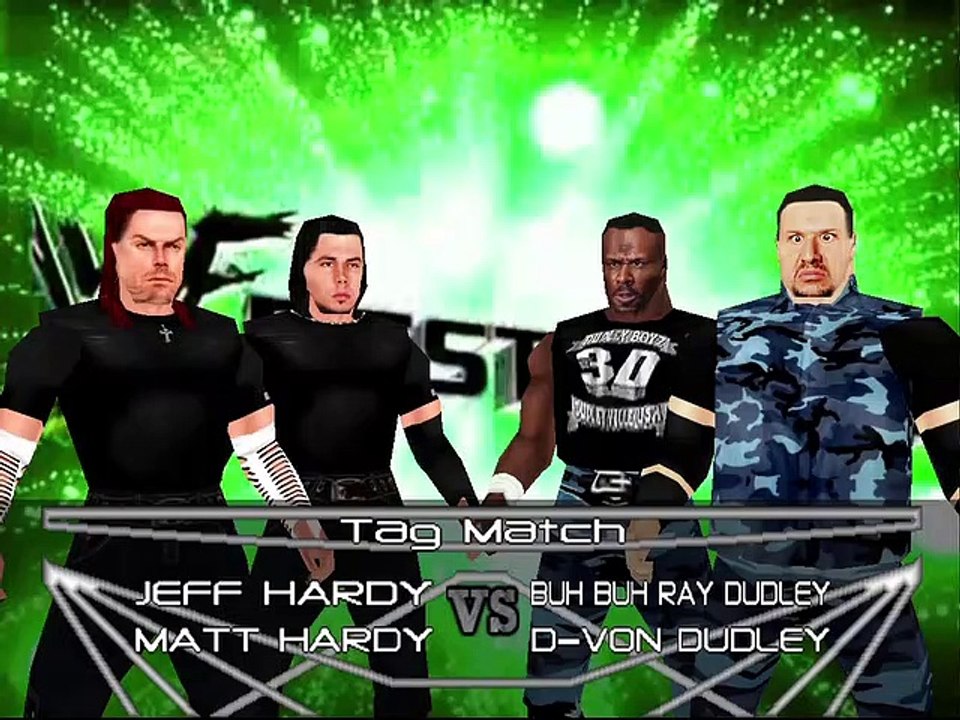 Warzone- WWF Attitude Mod Matches The Hardy Boyz vs The Dudley Boyz